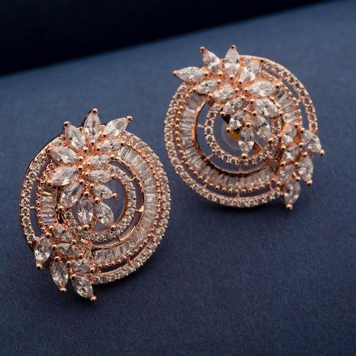 Mohena Studs - Rose Gold