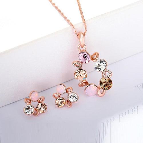 Pink Rush Pendant Set