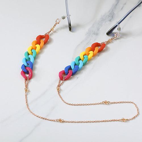 Crayon Multi Color Spectacles/Air Pods Chain