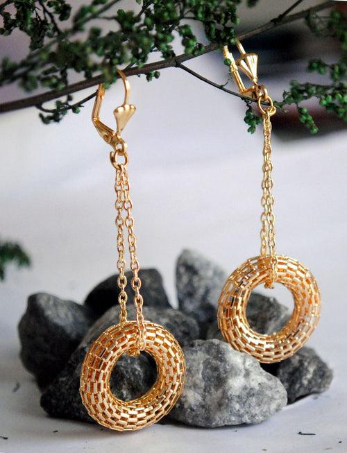 The Swinging Donuts Earrings (ACE061)