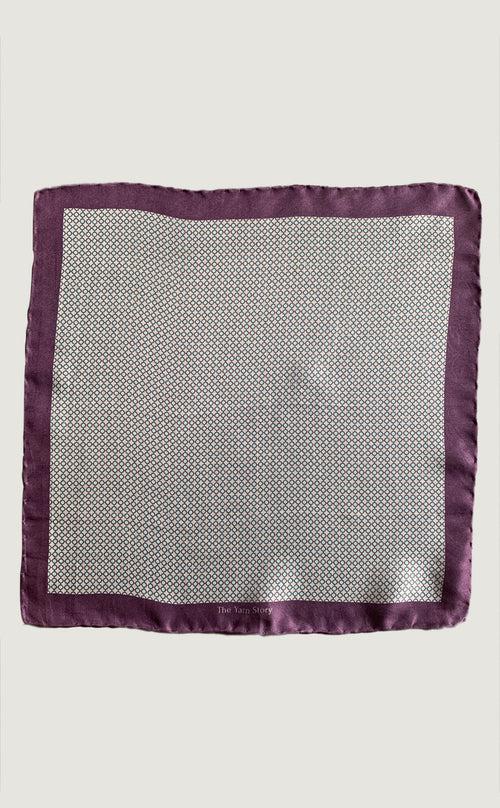 Simetria Lavender Pocket Square
