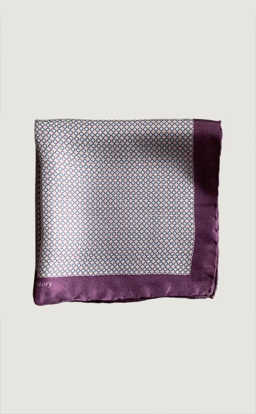 Simetria Lavender Pocket Square