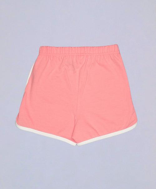 Girls Black & Pink Binding Shorts - Pack of 2