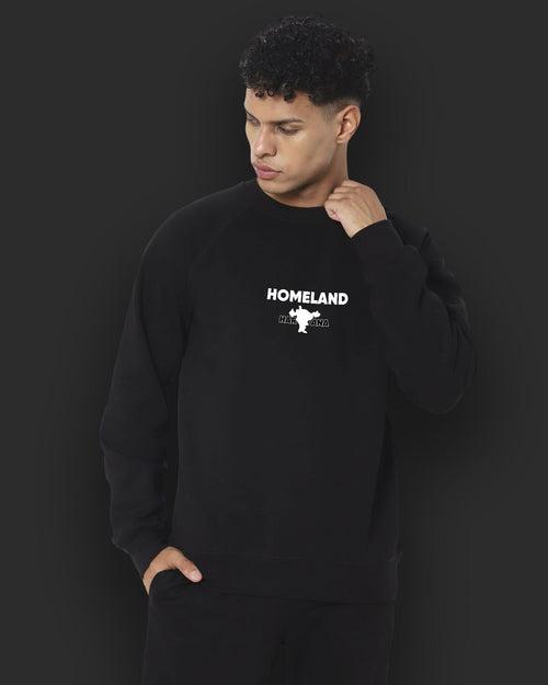 Dhanwaad HW Crew Sweatshirt: Black