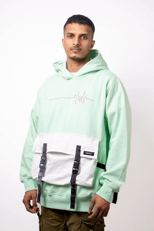 Boxy Pastel Green Hoodie