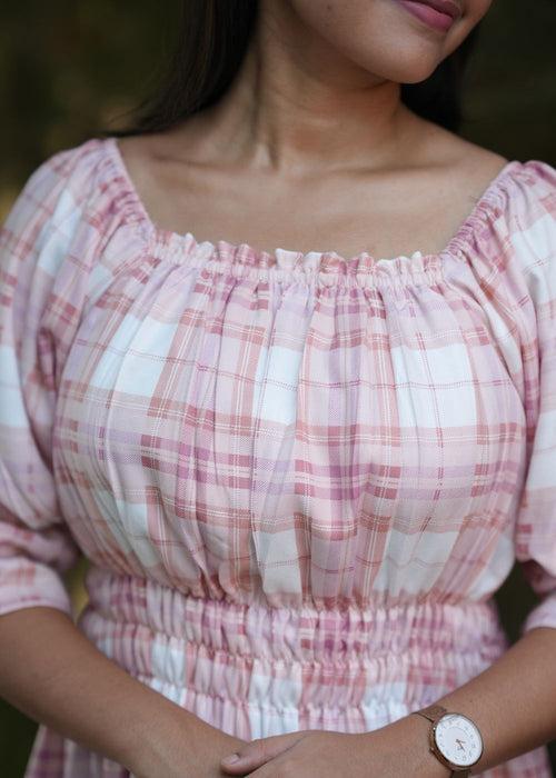 Blush Meadow Plaid