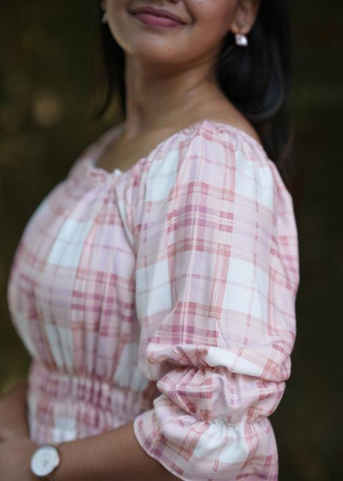 Blush Meadow Plaid