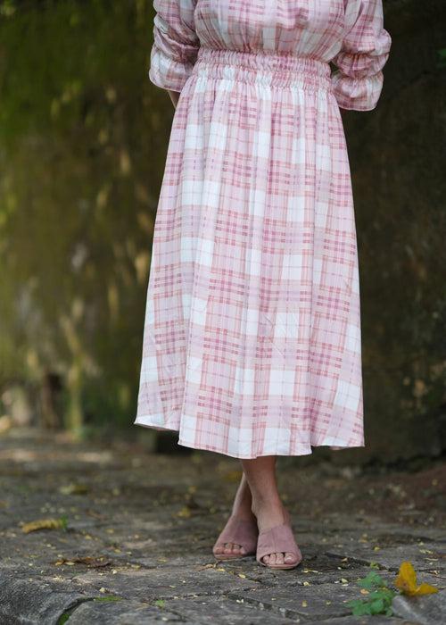 Blush Meadow Plaid