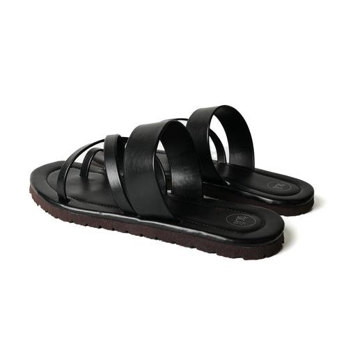 Monkstory Strappy Sandals - Vintage Black