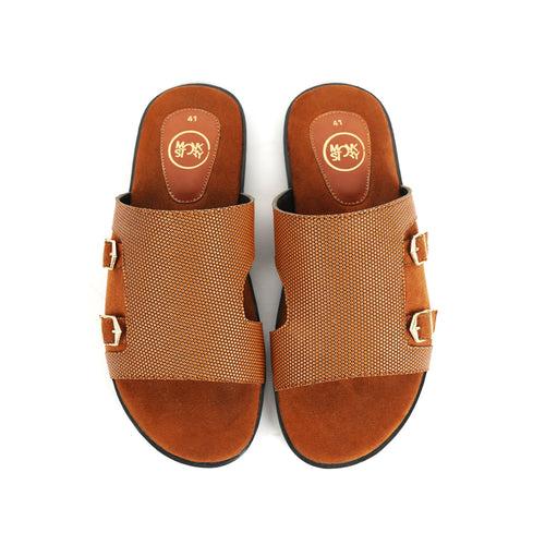 T-Rad Double Monk Strap Sandals - Tan