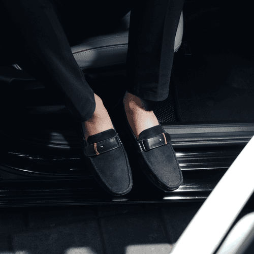 Monkstory Driving Shoes - Black