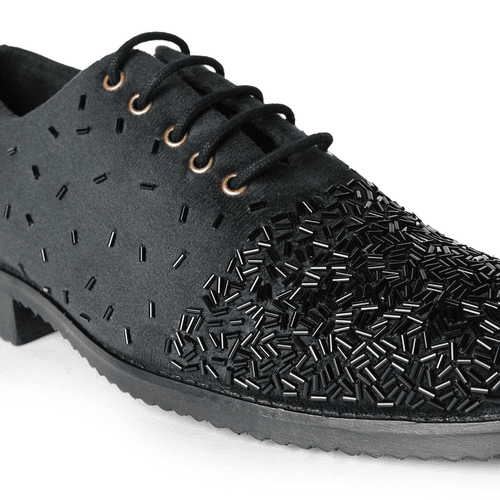 Monkstory Artisan Lace-Ups - Black