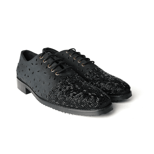 Monkstory Artisan Lace-Ups - Black