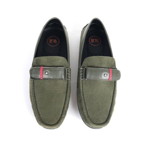 Monkstory Driving Shoes - Olive Green