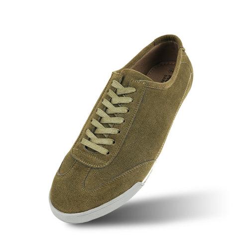 Monkstory Sleek Suede Sneakers  - Green