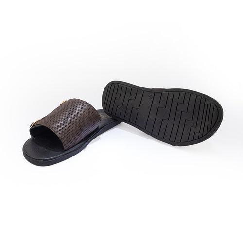 T-Rad Double Monk Strap Sandals - Black/brown
