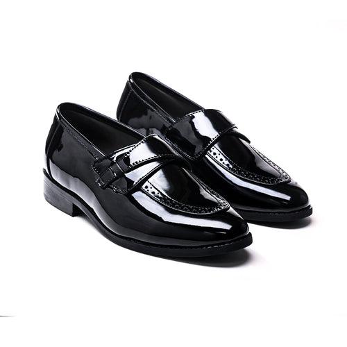 Drezzire Classic Patent Slip-Ons - Black