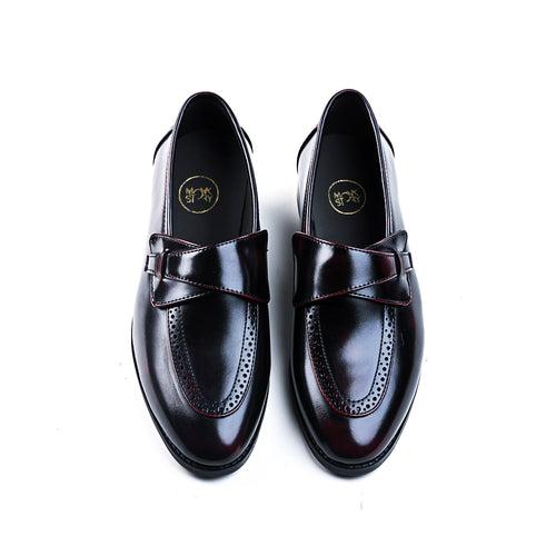 Drezzire Classic Patent Slip-Ons - Cherry