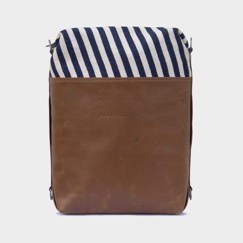 Forth Goods Latitude Leather Backpack - Brown