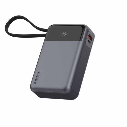 Giga smallest 65W 20000 mAh Powerbank With Built-in Type C Cable