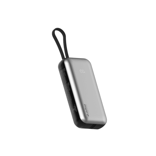 Miles 10000mAH Powerbank with built-in Type-C and Lightning cable