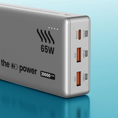 Major Ultra 65W PD Super Fast Charging 20000mAh Powerbank