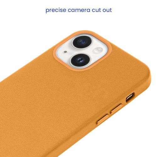 Premier Mag Safe Leather Back Case for iPhone 14