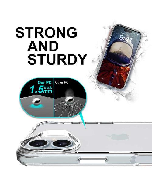 Aktion soft frame with clear case for iPhone 16 series