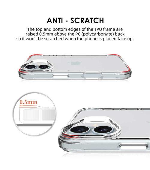 Aktion soft frame with clear case for iPhone 16 series