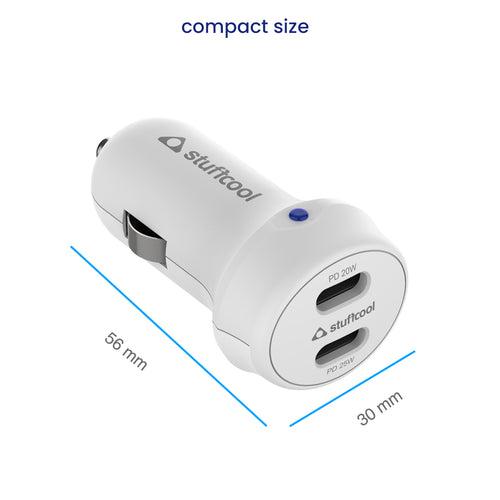 Atom Plus CC 45W Car Charger with PPS