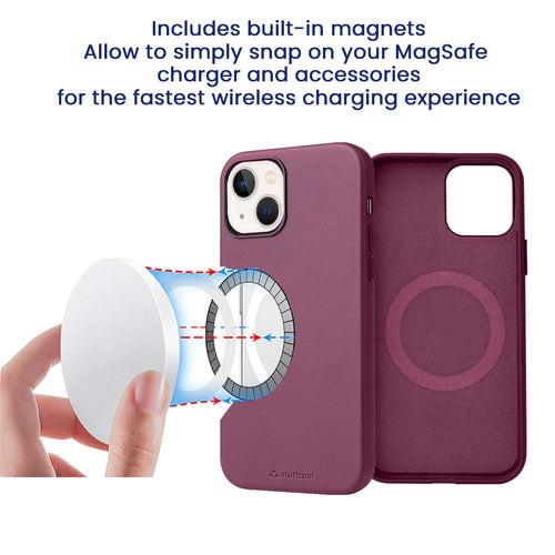 Premier Mag Safe Leather Case for iPhone iPhone 13