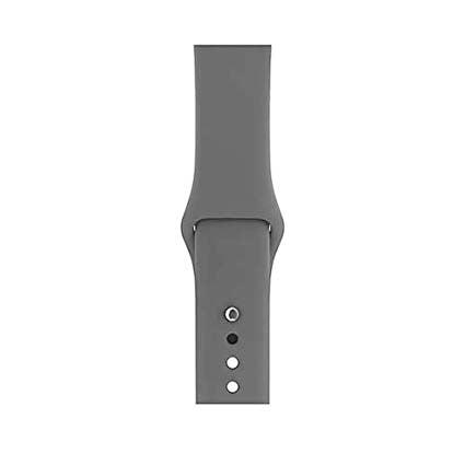 Silicon Watch Band Compatible with All Apple Watch Series 42-44mm ( More Color Options available)