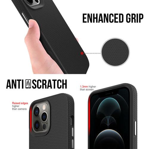 Spike Tough & Solid Dual Layer Hard Back Cover Case for Apple iPhone 13 Pro