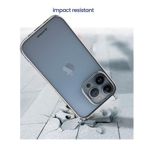 Chrome Transparent Back Cover Case for iPhone 14 Pro Max