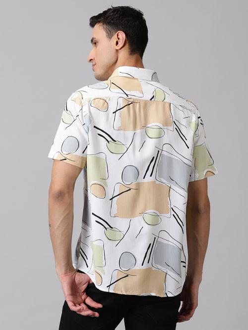 GeoVibe Half-Sleeve Casual Shirt