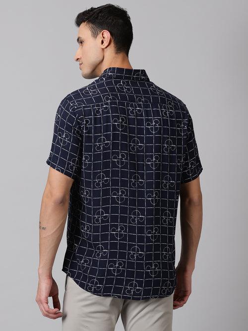 Nautical Mickey Half-Sleeve Casual Shirt