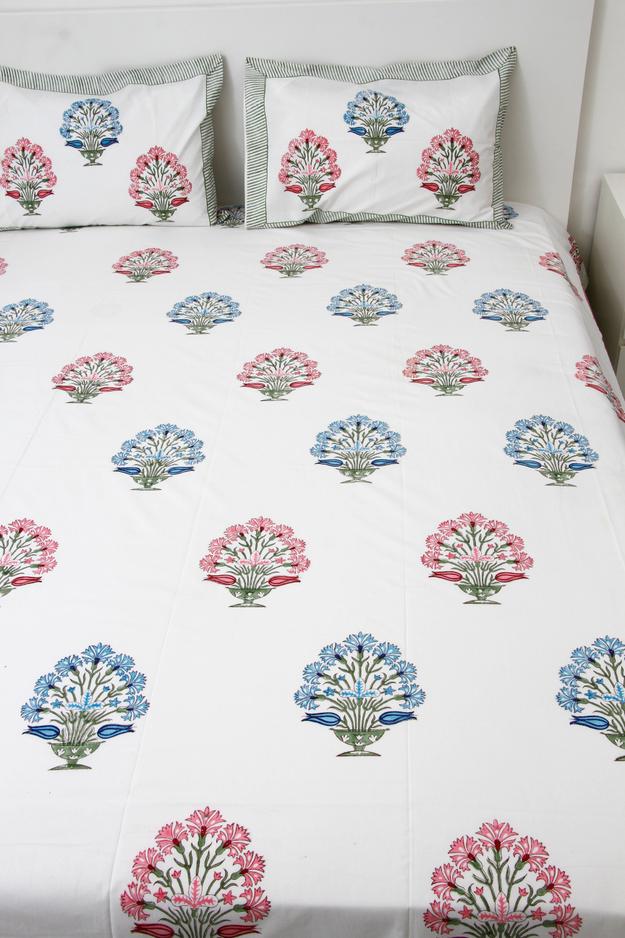 Handblock Percale Bedsheet