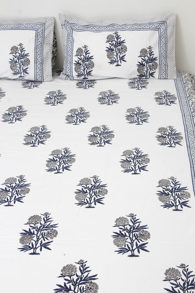 Handblock Percale Bedsheet