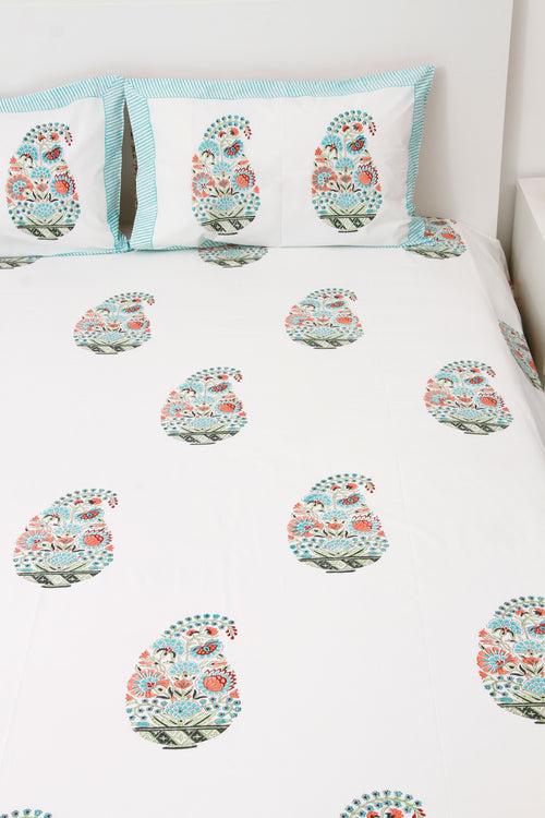 Handblock Percale Bedsheet