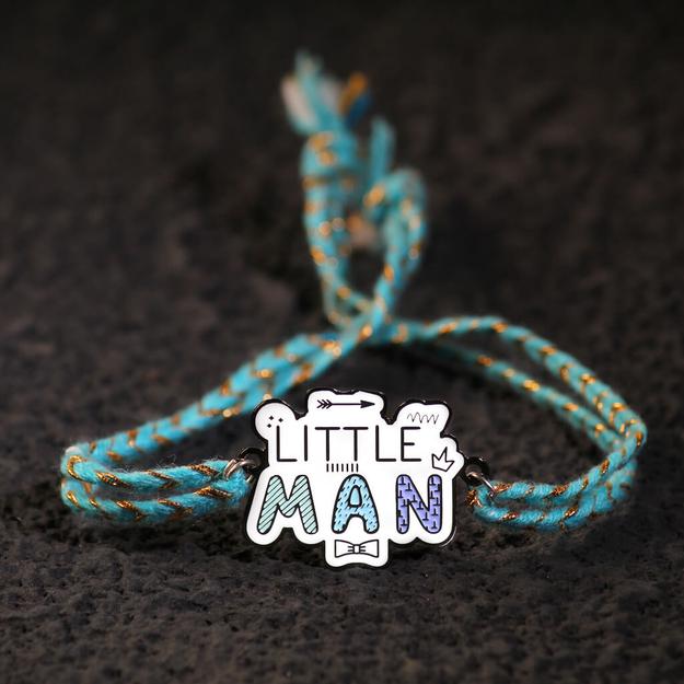 Little Man Metallic Rakhi