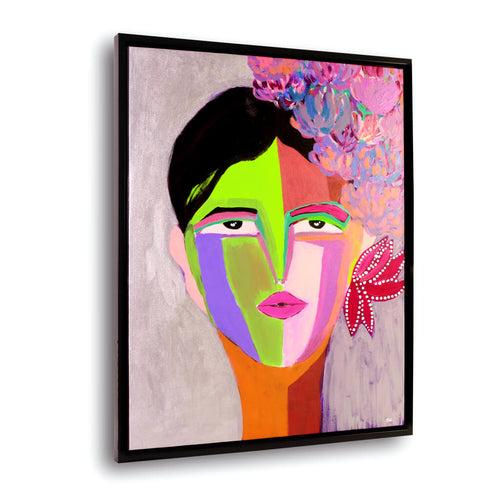 Serenity In Bloom Handmade Large Portrait