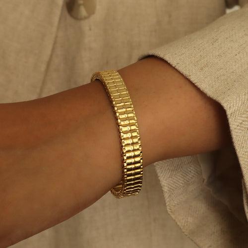 Sunset 18K Gold Plated Bangle