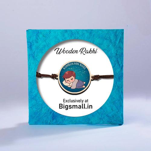 Kumbhkaran Bhai Wooden Rakhi