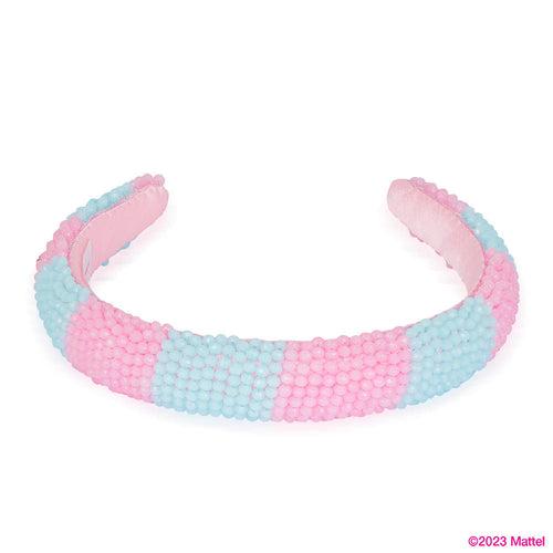 Barbie Embroidered Hair Band - Pink & Blue