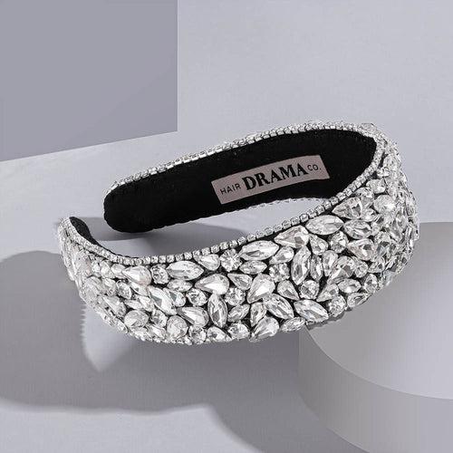 Rosemary Flat Hair Band - Silver