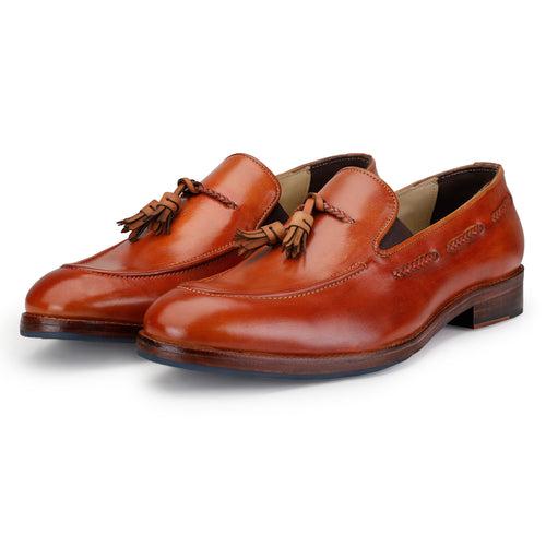 Tassel Loafers - Tan