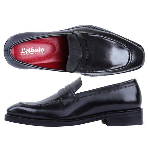 Penny Loafers - Dark Black