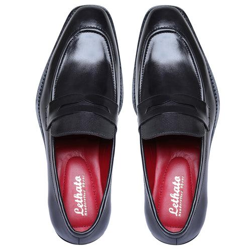 Penny Loafers - Dark Black