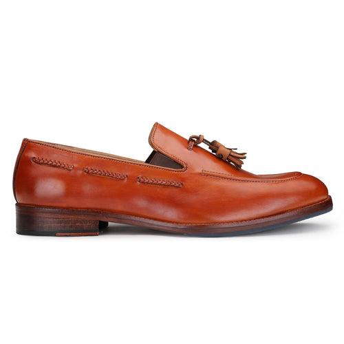 Tassel Loafers - Tan