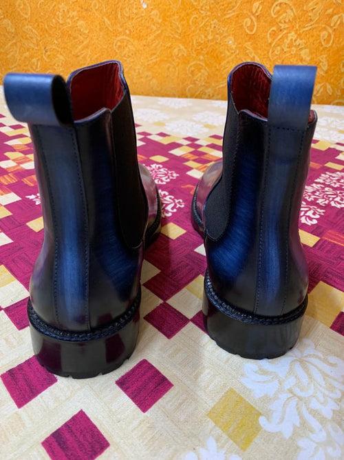 Mens Chelsea Boots- Navy